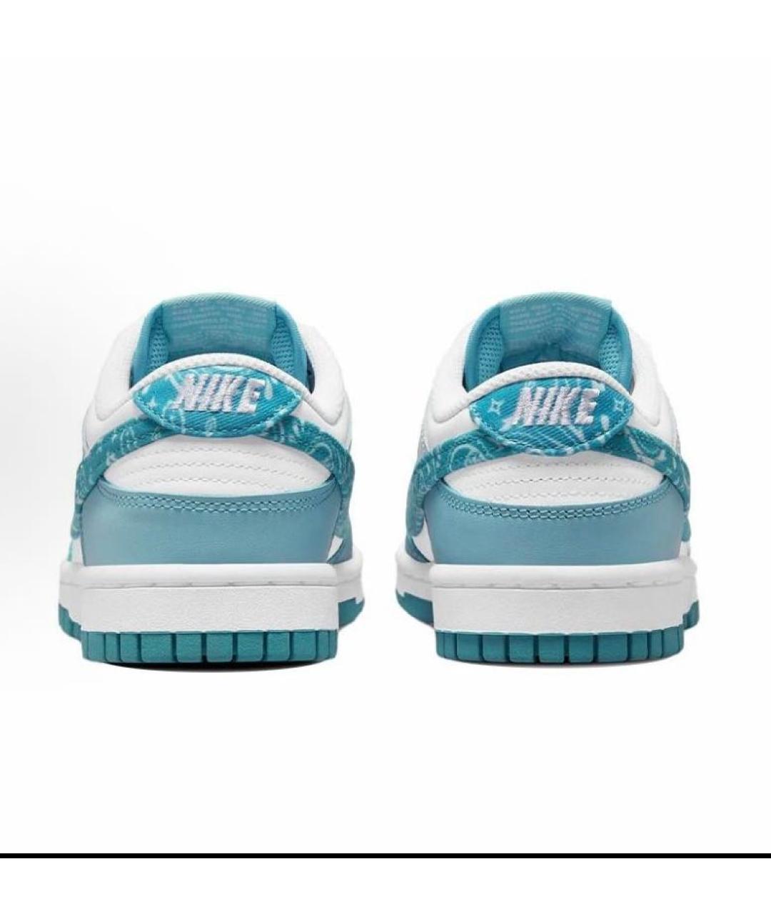 NIKE Голубые кожаные кеды, фото 4