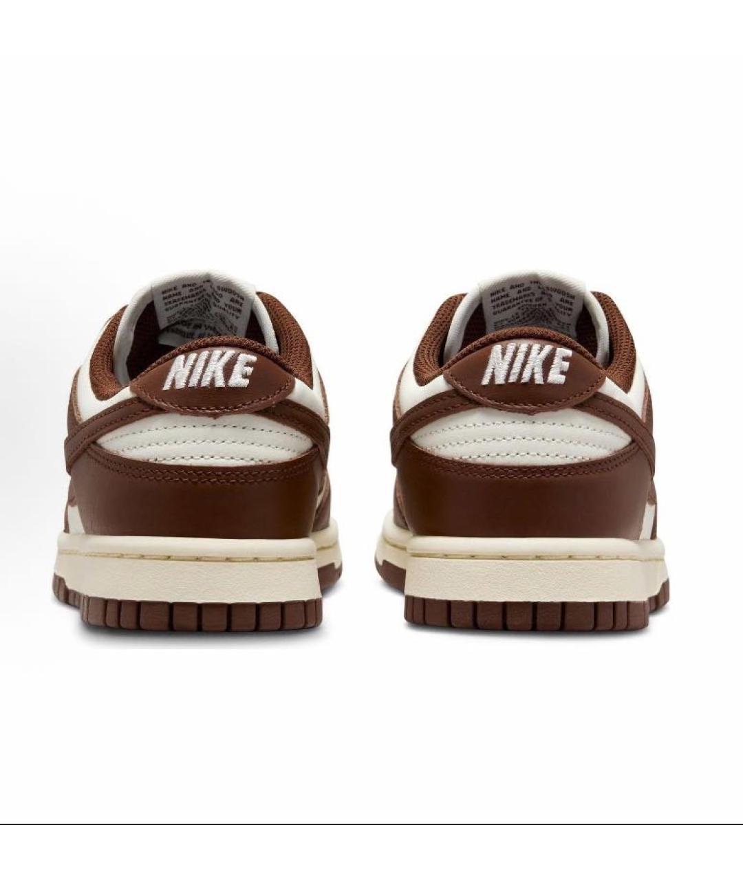 NIKE Коричневые кожаные кеды, фото 4