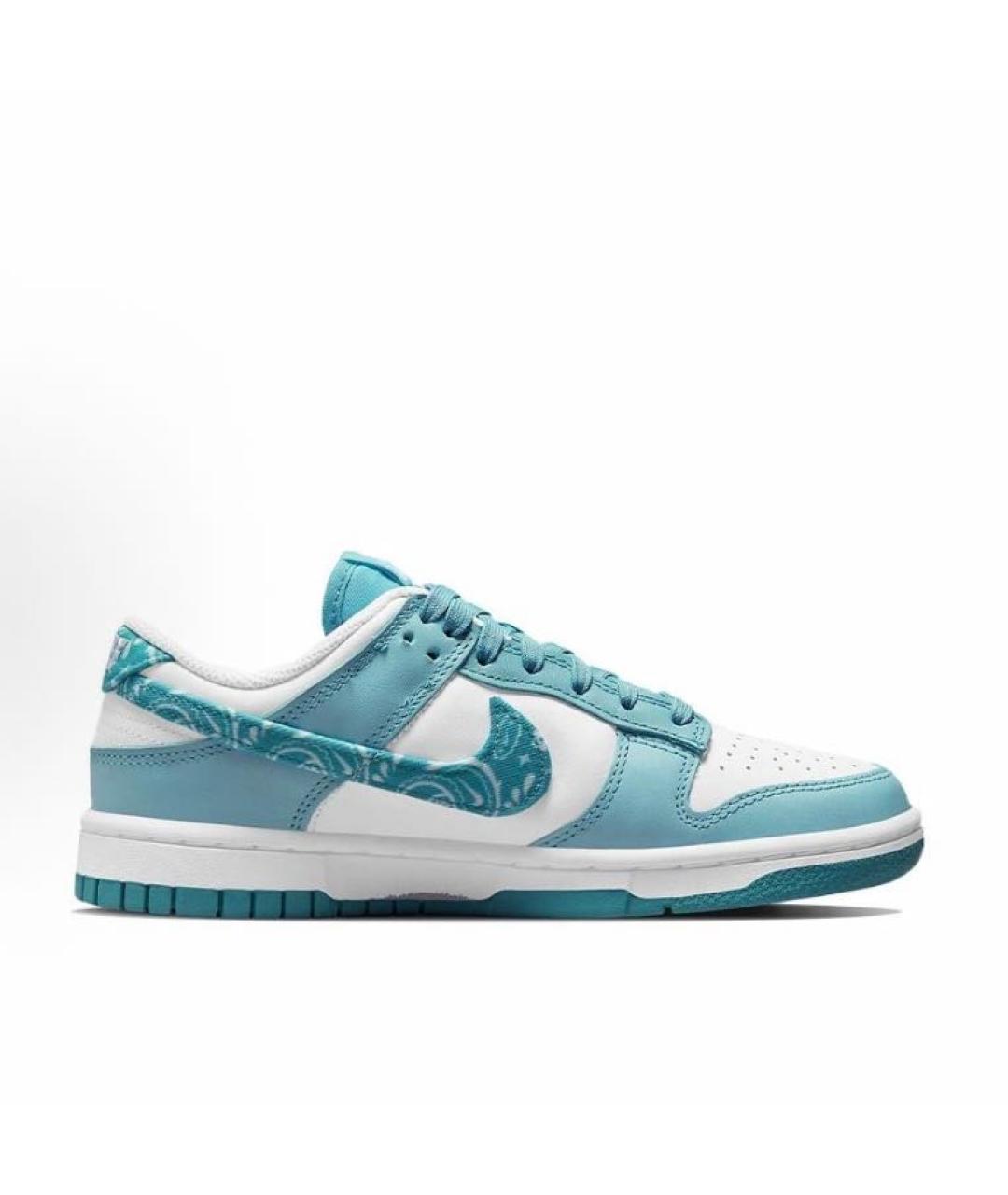 NIKE Голубые кожаные кеды, фото 9