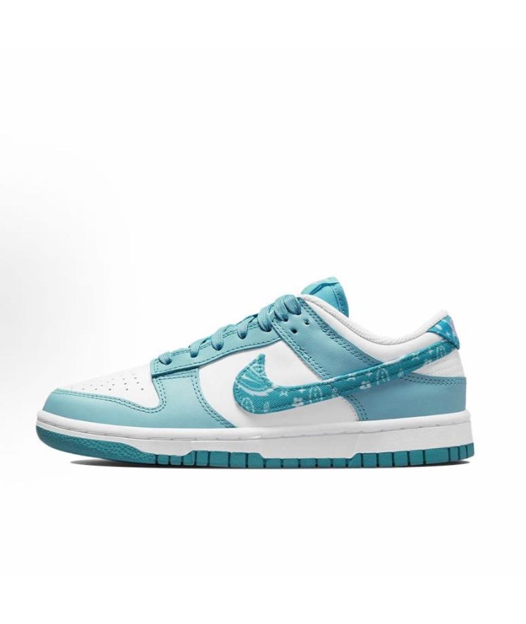 NIKE Голубые кожаные кеды, фото 4