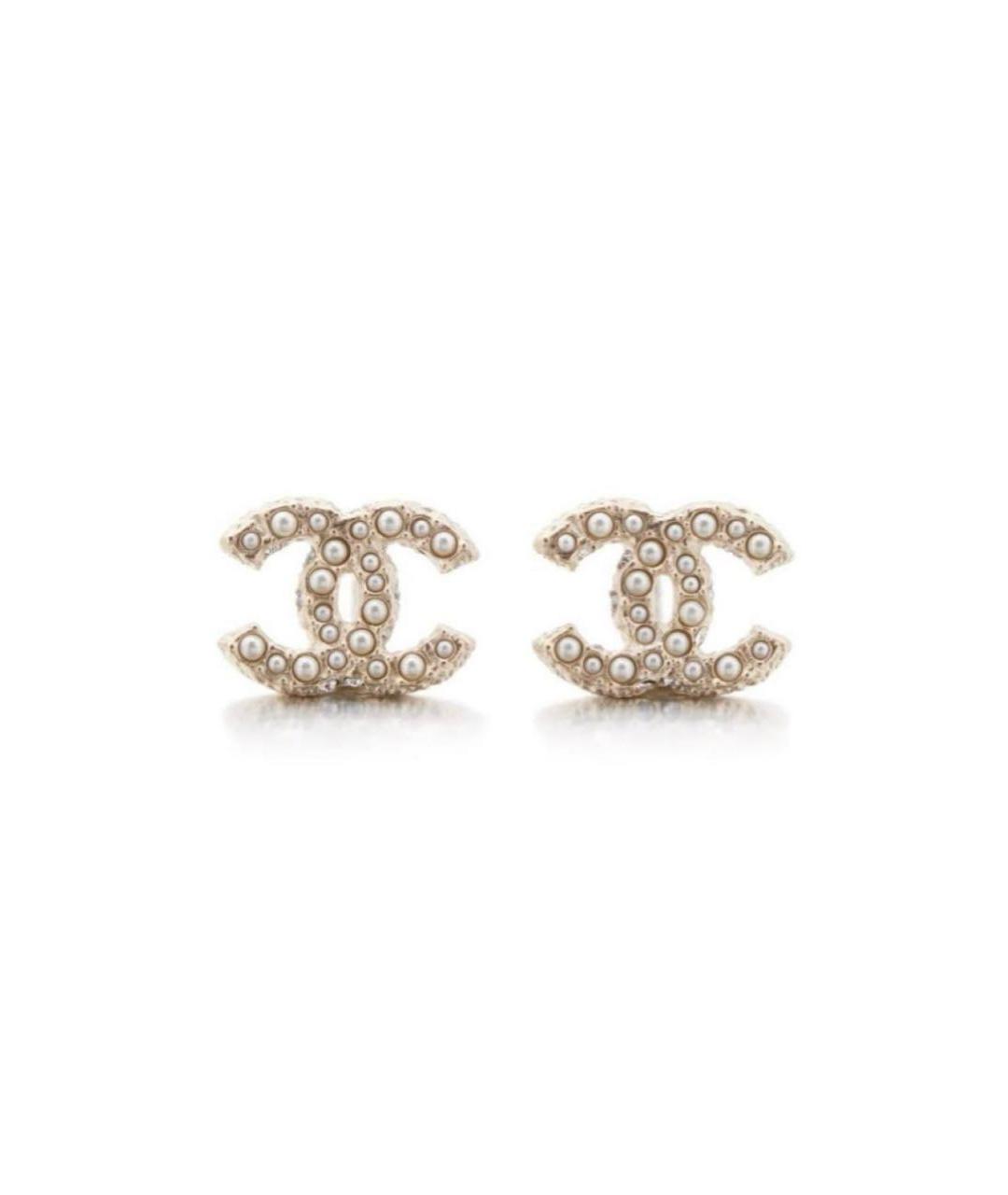 CHANEL Золотые серьги из желтого золота, фото 8