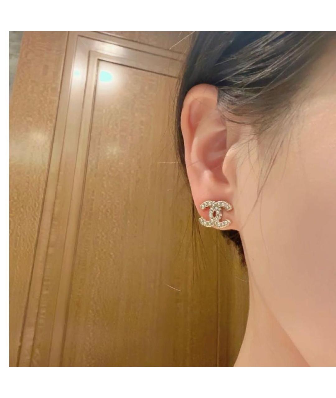 CHANEL Золотые серьги из желтого золота, фото 4
