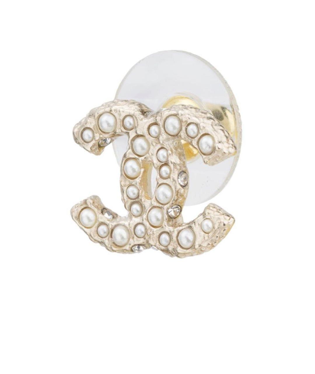CHANEL Золотые серьги из желтого золота, фото 7