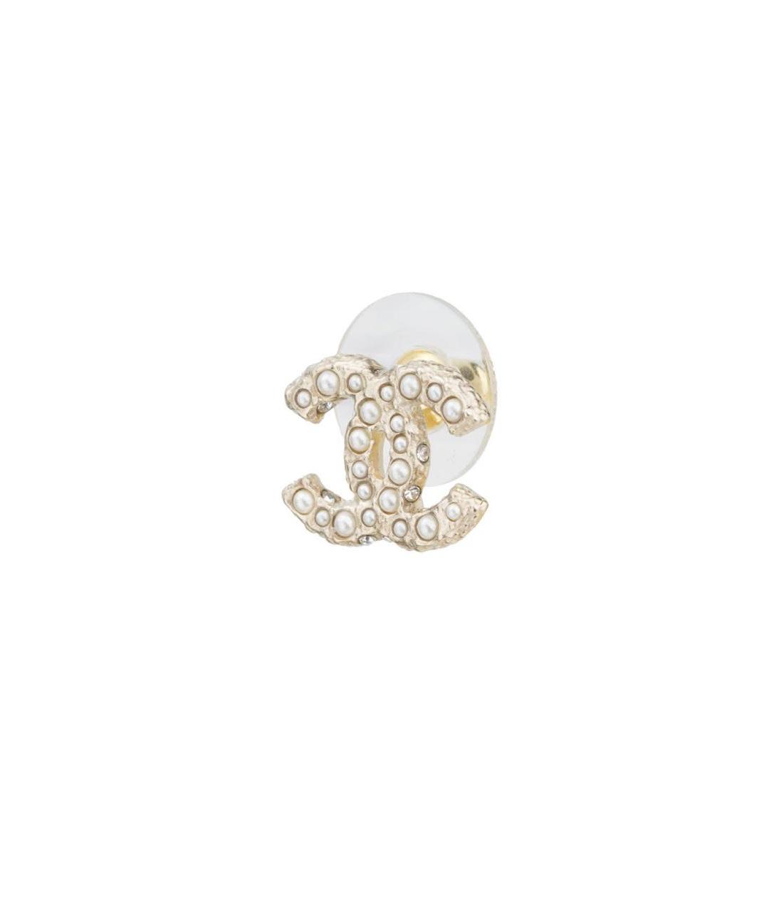 CHANEL Золотые серьги из желтого золота, фото 5