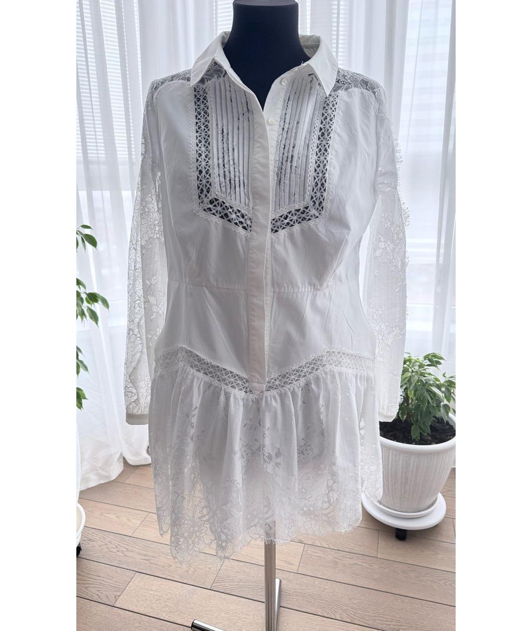 SELF-PORTRAIT Белый хлопковый сарафан, фото 4