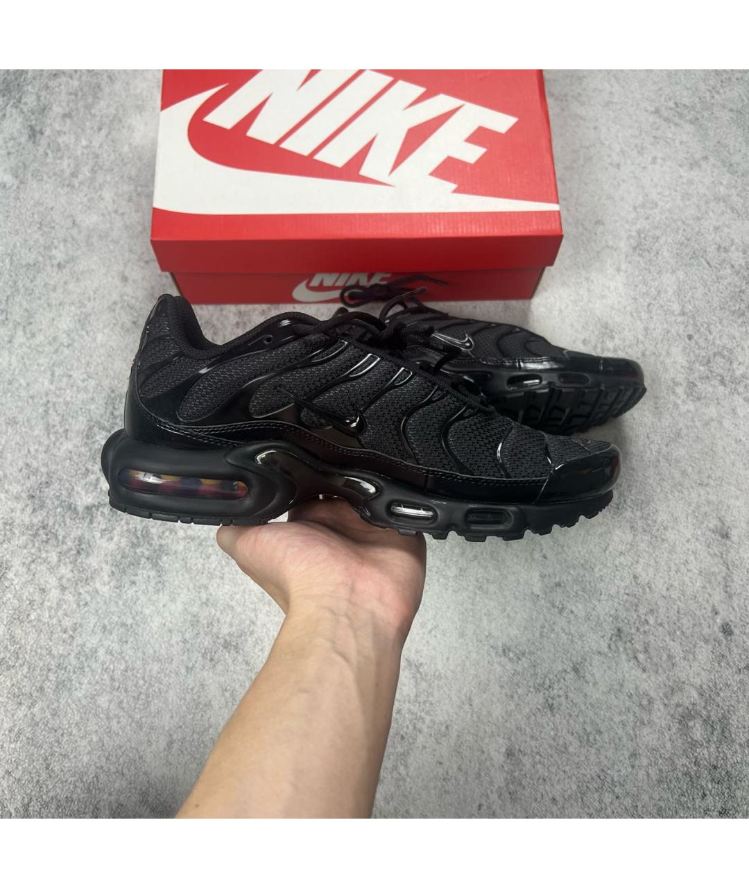 NIKE Черные низкие кроссовки / кеды, фото 3