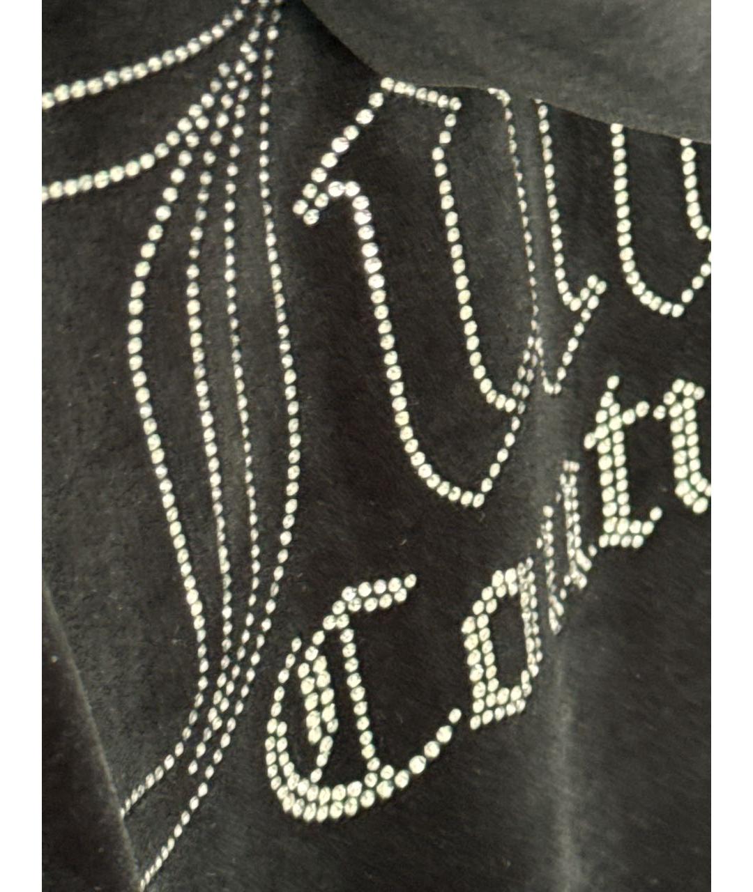 JUICY COUTURE Черный велюровый костюм с брюками, фото 5
