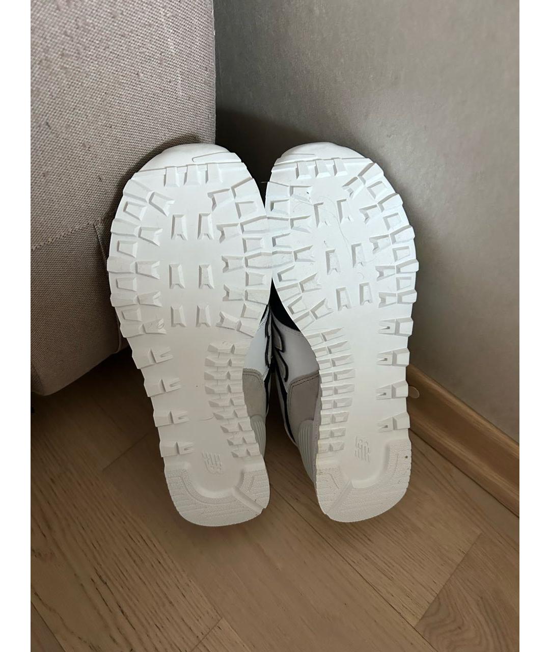 NEW BALANCE Серые синтетические низкие кроссовки / кеды, фото 5
