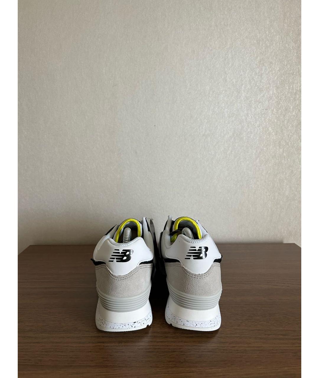 NEW BALANCE Серые синтетические низкие кроссовки / кеды, фото 4
