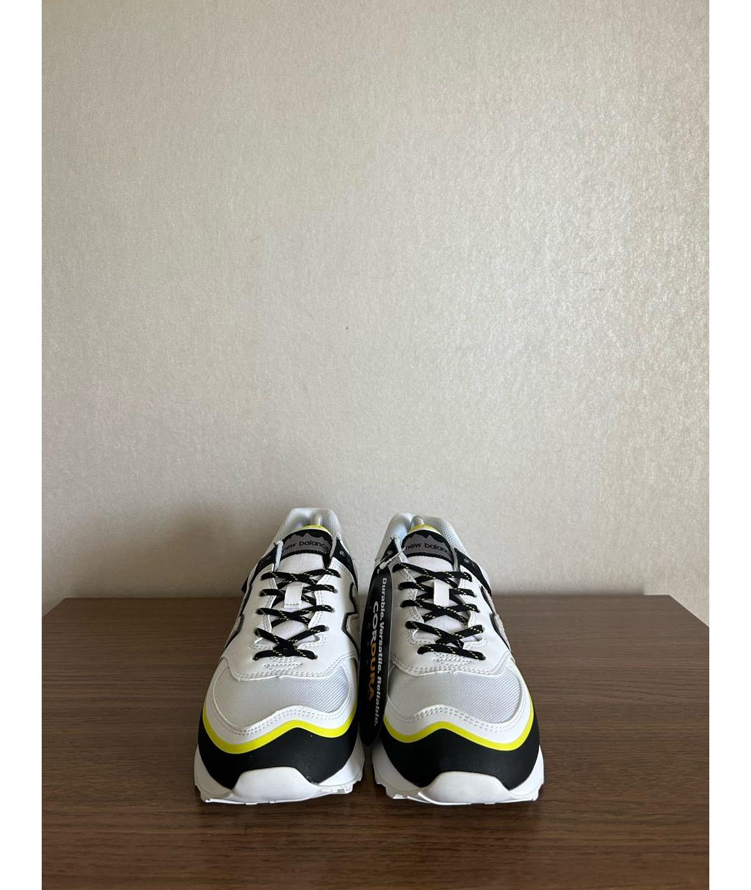 NEW BALANCE Серые синтетические низкие кроссовки / кеды, фото 2
