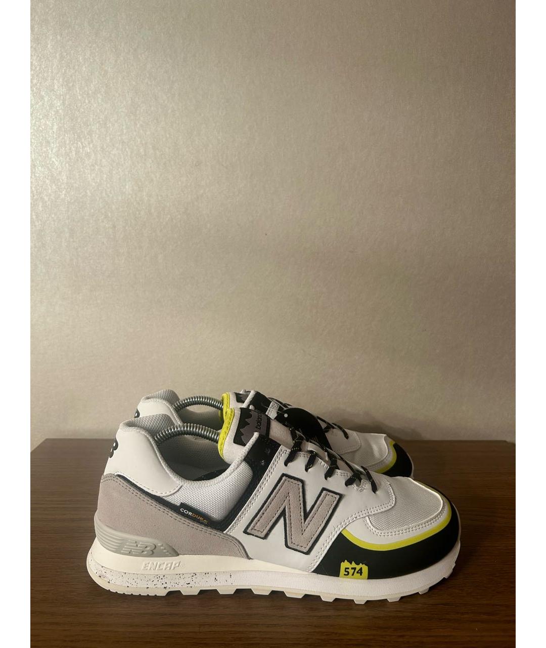 NEW BALANCE Серые синтетические низкие кроссовки / кеды, фото 7