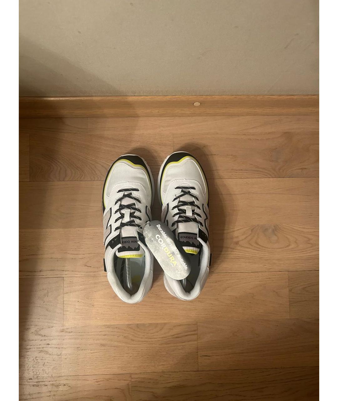 NEW BALANCE Серые синтетические низкие кроссовки / кеды, фото 3