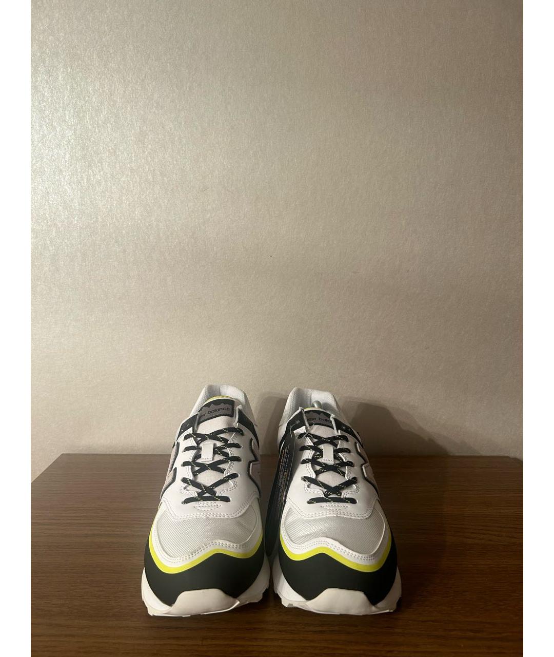 NEW BALANCE Серые синтетические низкие кроссовки / кеды, фото 2