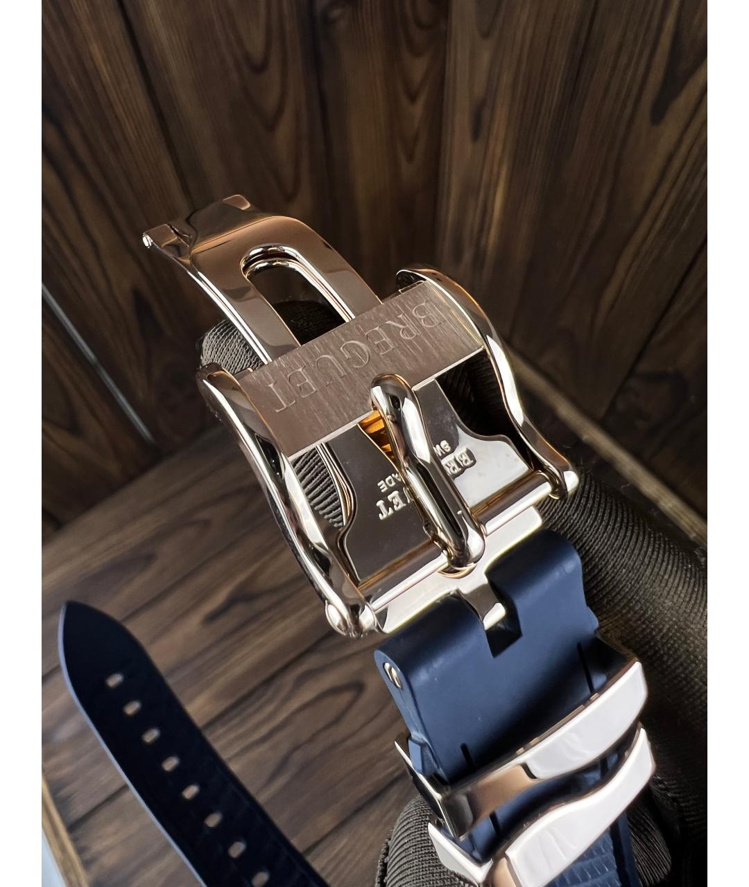 Breguet Черные часы из розового золота, фото 8