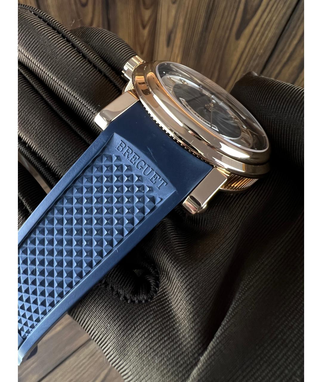 Breguet Черные часы из розового золота, фото 6