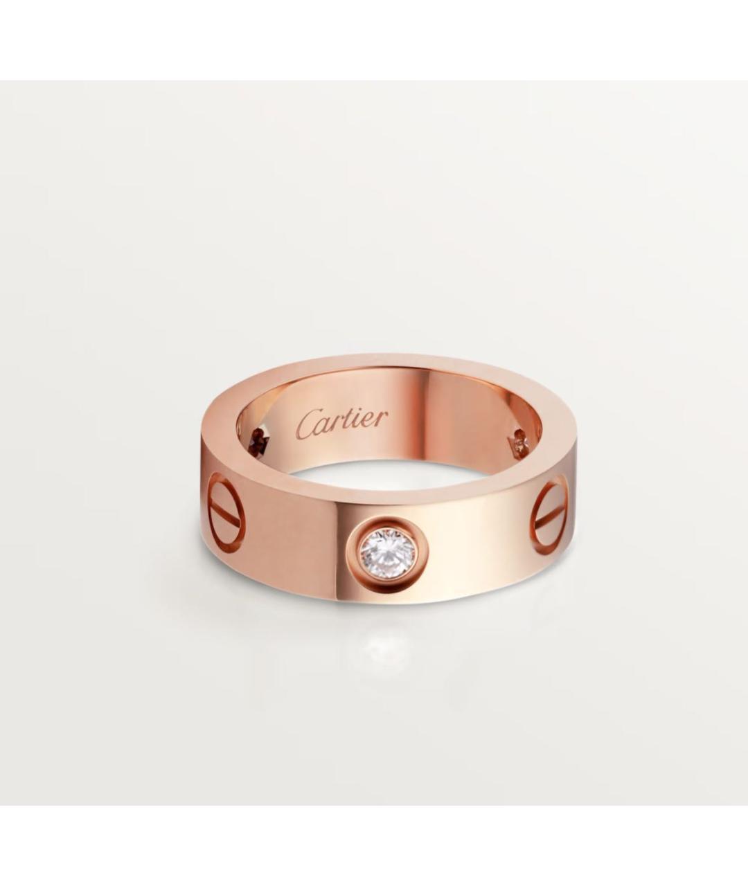 CARTIER Золотое кольцо из розового золота, фото 2