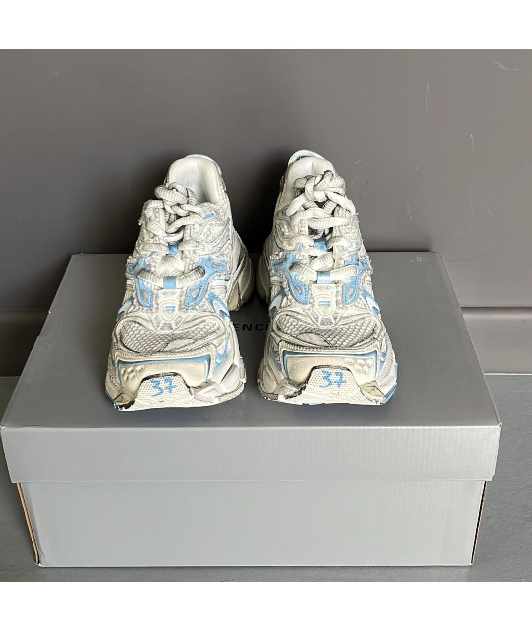 BALENCIAGA Белые кроссовки, фото 2