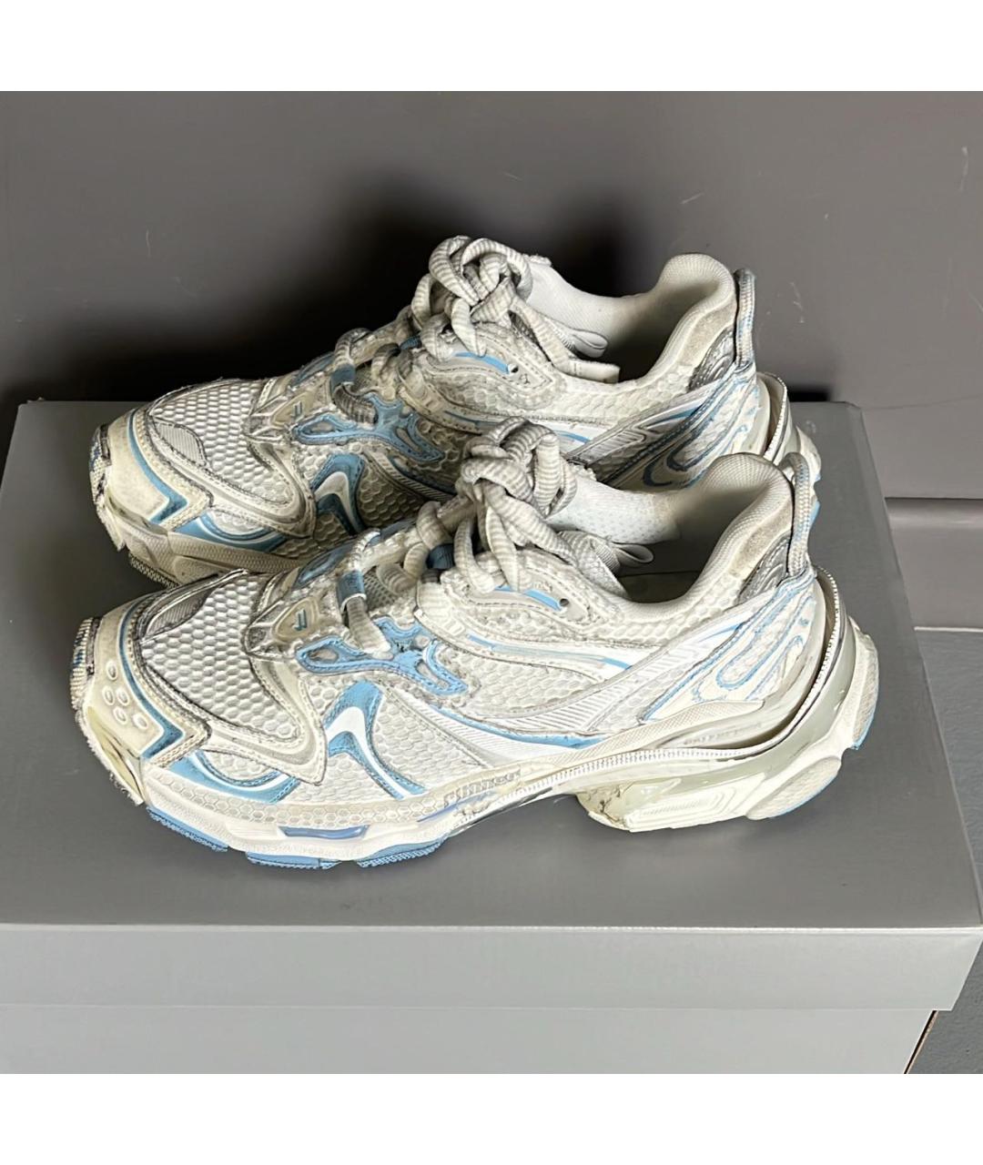 BALENCIAGA Белые кроссовки, фото 6