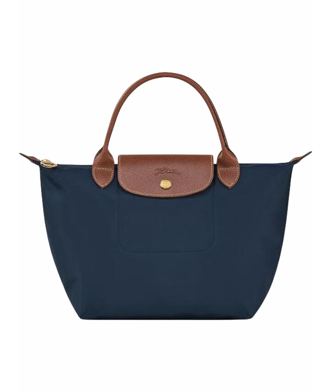 LONGCHAMP Темно-синяя сумка тоут, фото 1