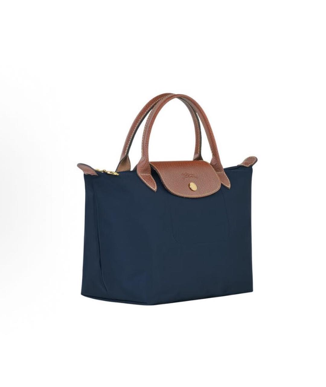 LONGCHAMP Темно-синяя сумка тоут, фото 3