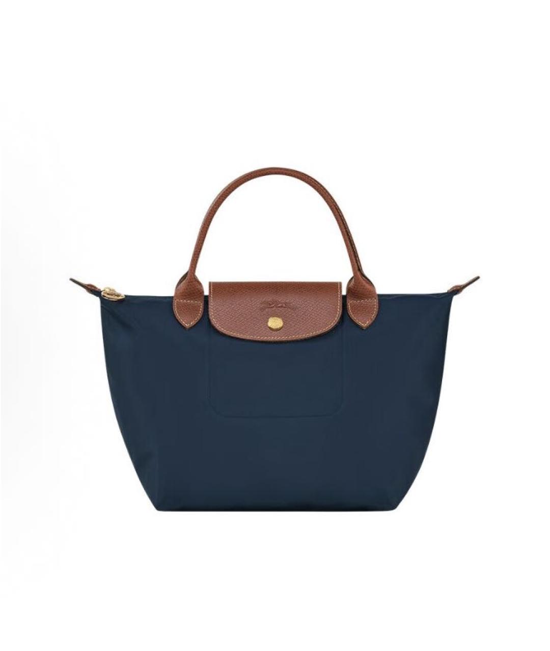 LONGCHAMP Темно-синяя сумка тоут, фото 4