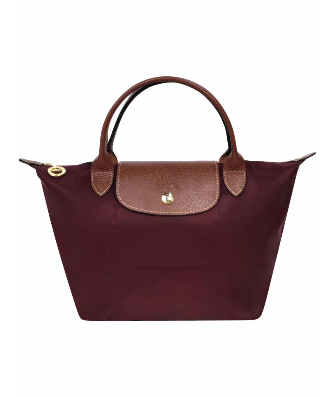 LONGCHAMP Бордовая сумка тоут, фото 1