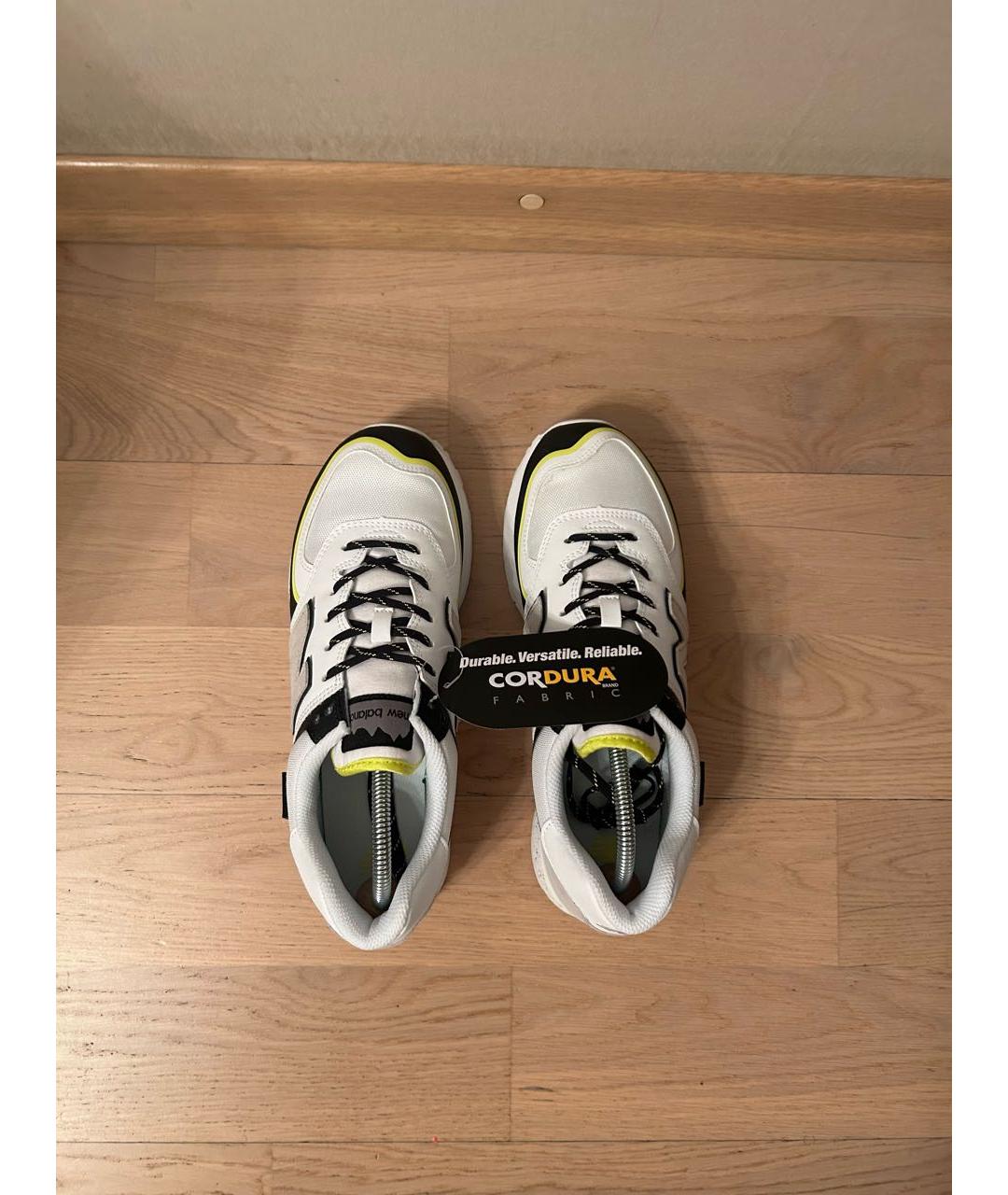 NEW BALANCE Серые синтетические низкие кроссовки / кеды, фото 3