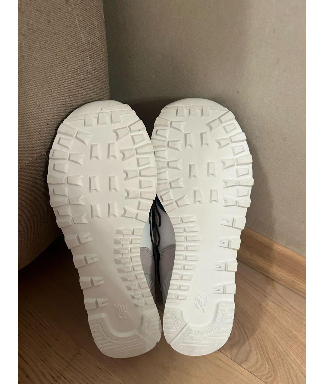 NEW BALANCE Серые синтетические низкие кроссовки / кеды, фото 5