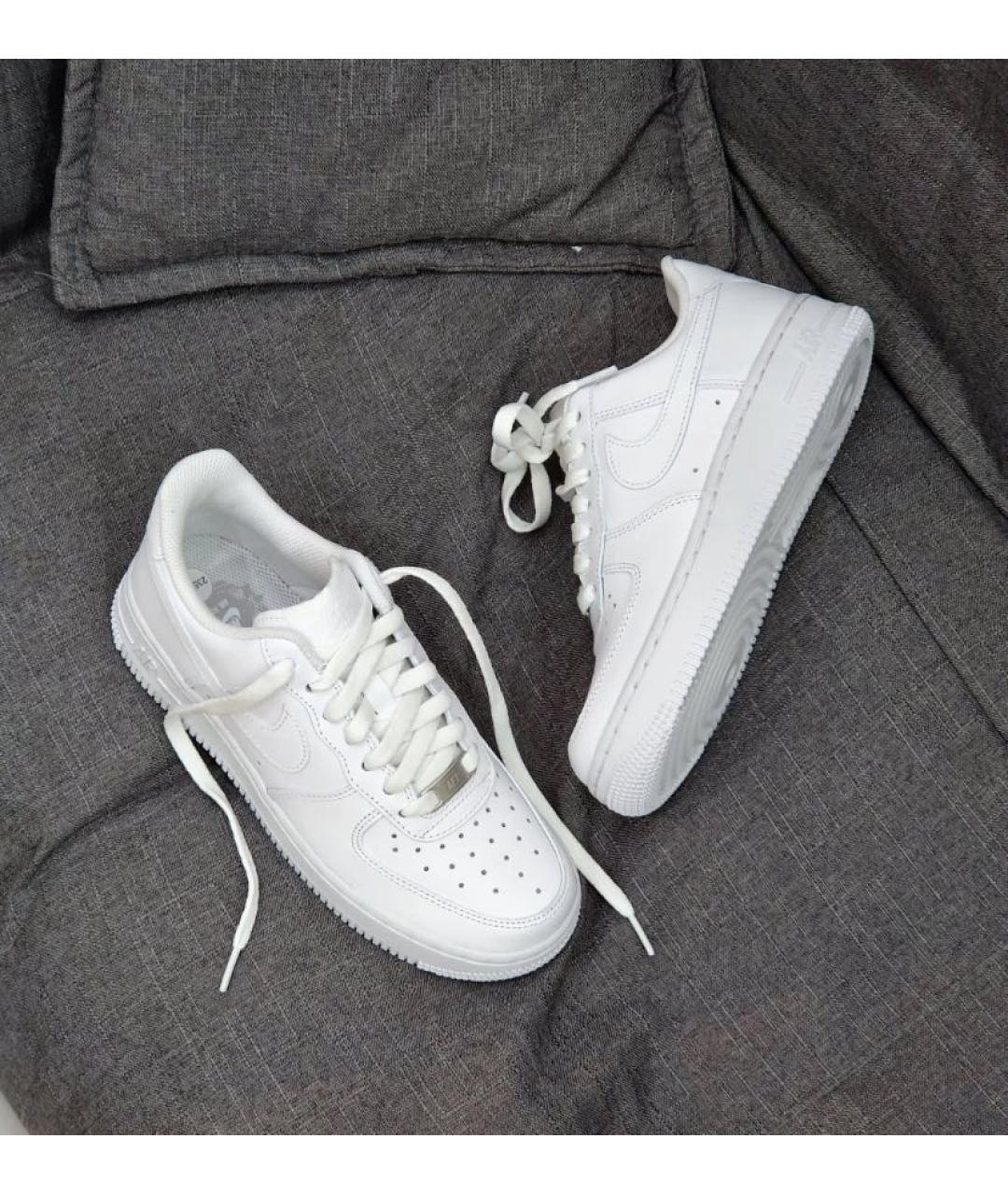 NIKE Белые кожаные кеды, фото 5
