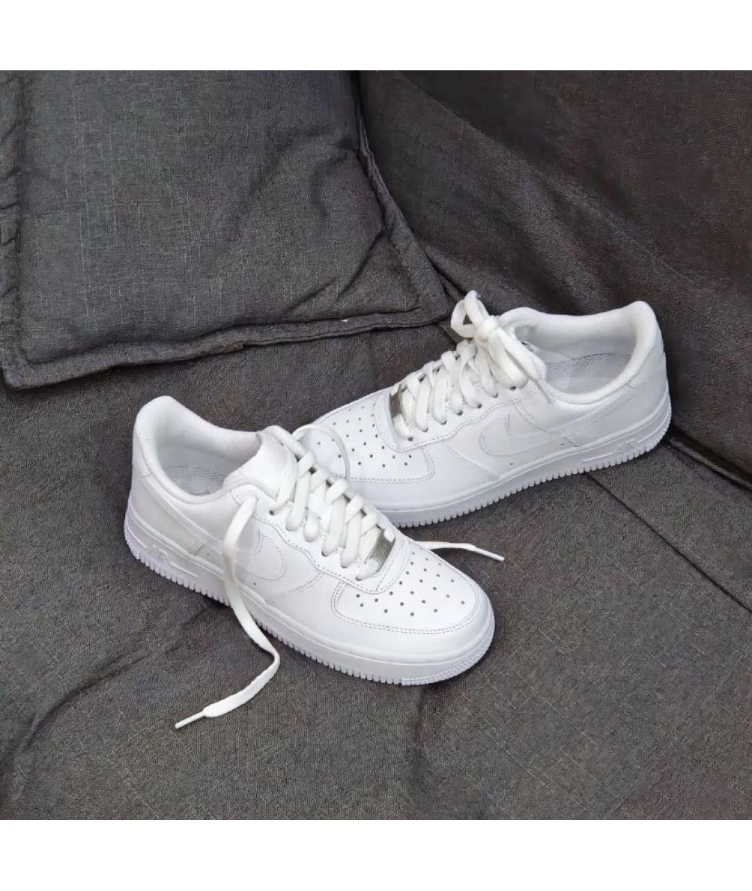 NIKE Белые кожаные кеды, фото 7