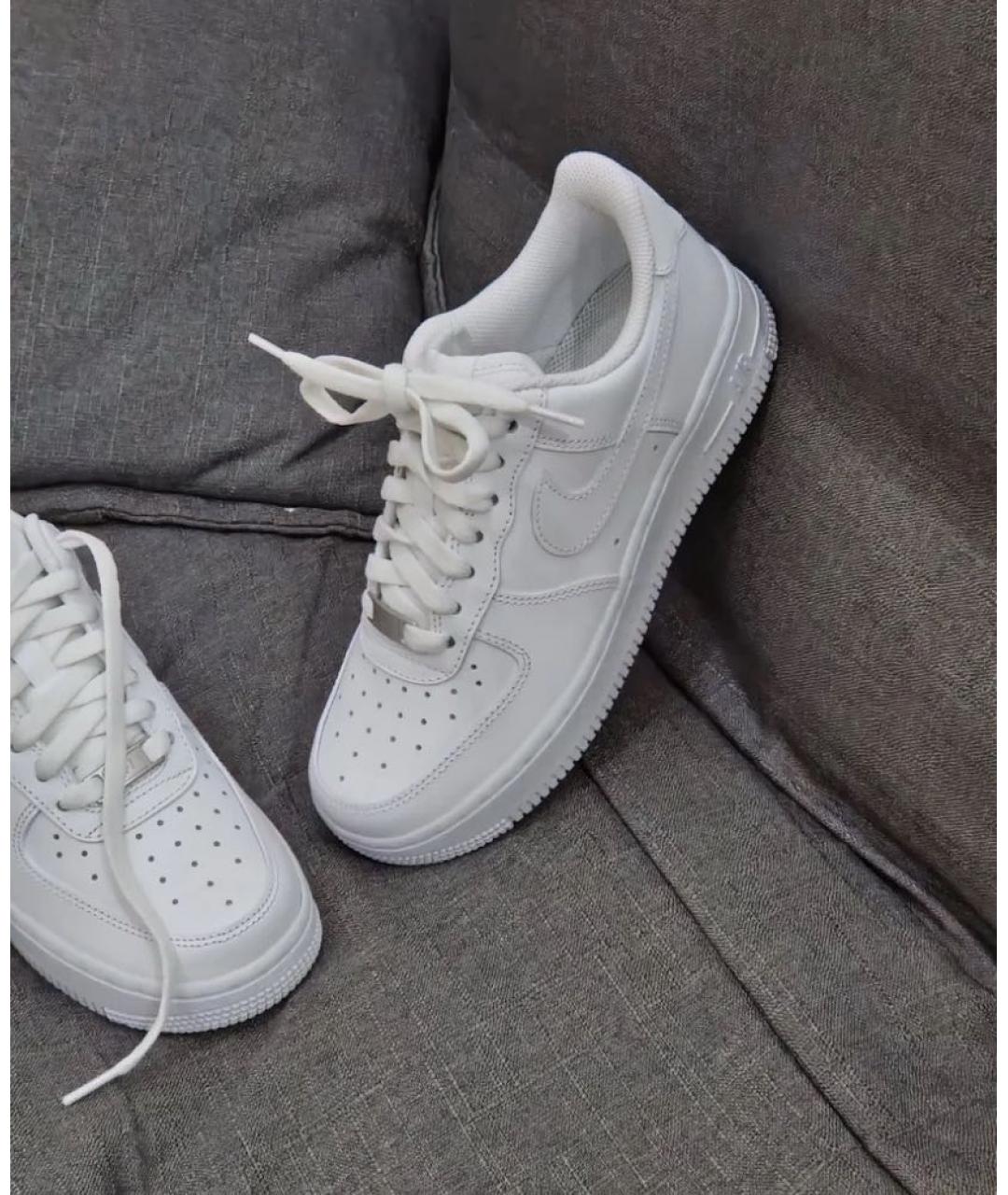 NIKE Белые кожаные кеды, фото 6