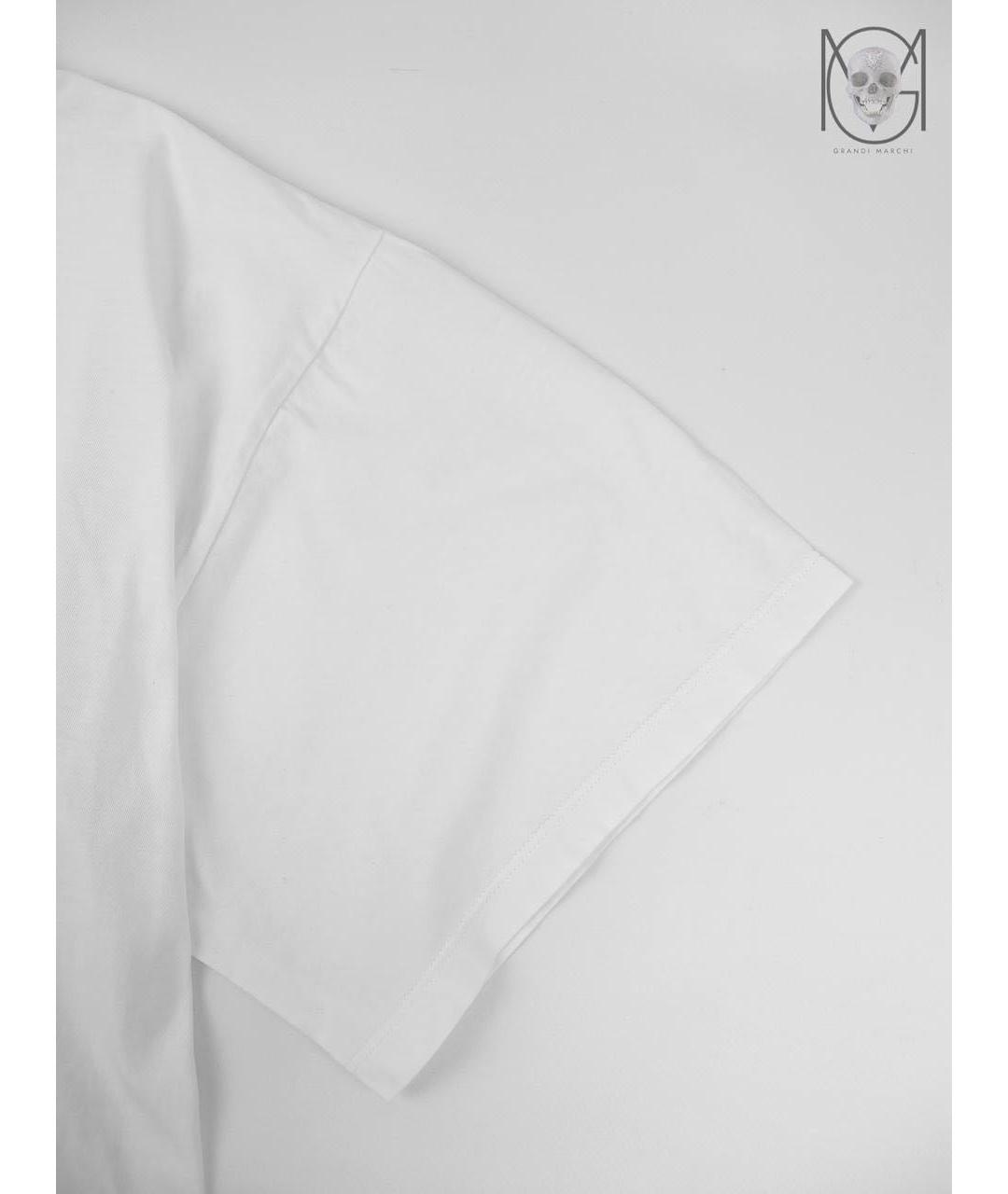 MM6 MAISON MARGIELA Белая хлопковая футболка, фото 8