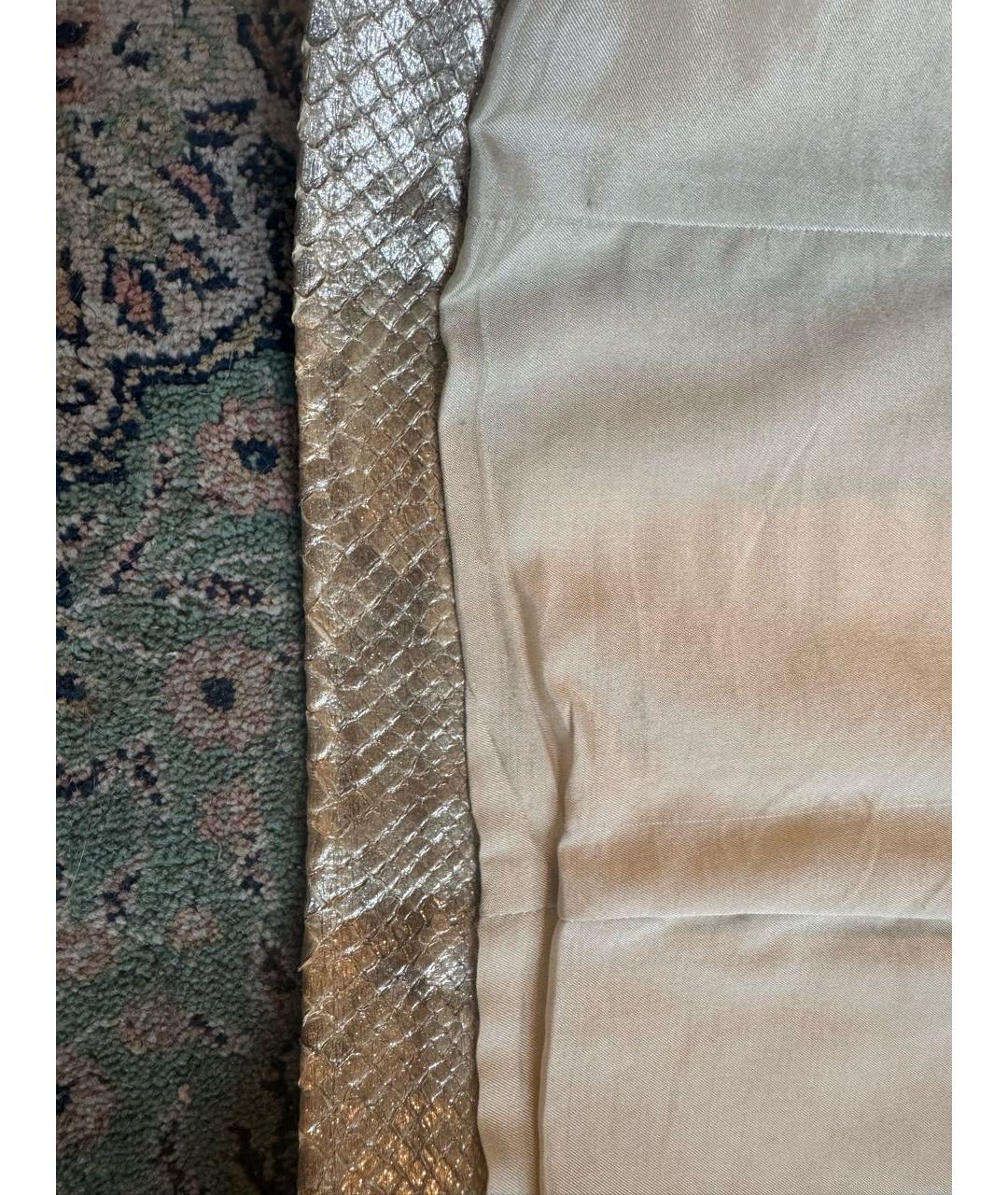 RALPH LAUREN Золотая куртка из экзотической кожи, фото 5