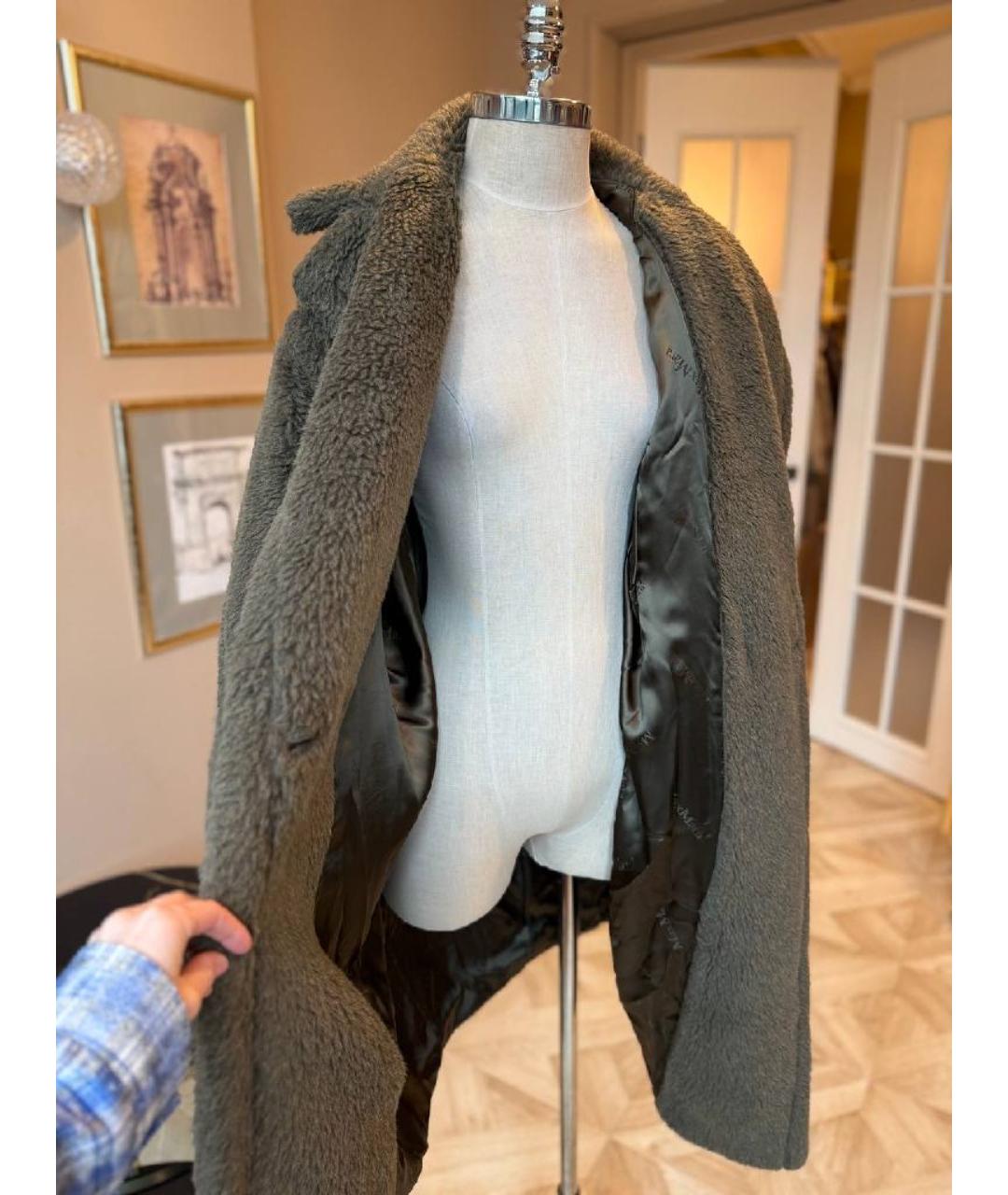 MAX MARA Коричневое пальто, фото 3