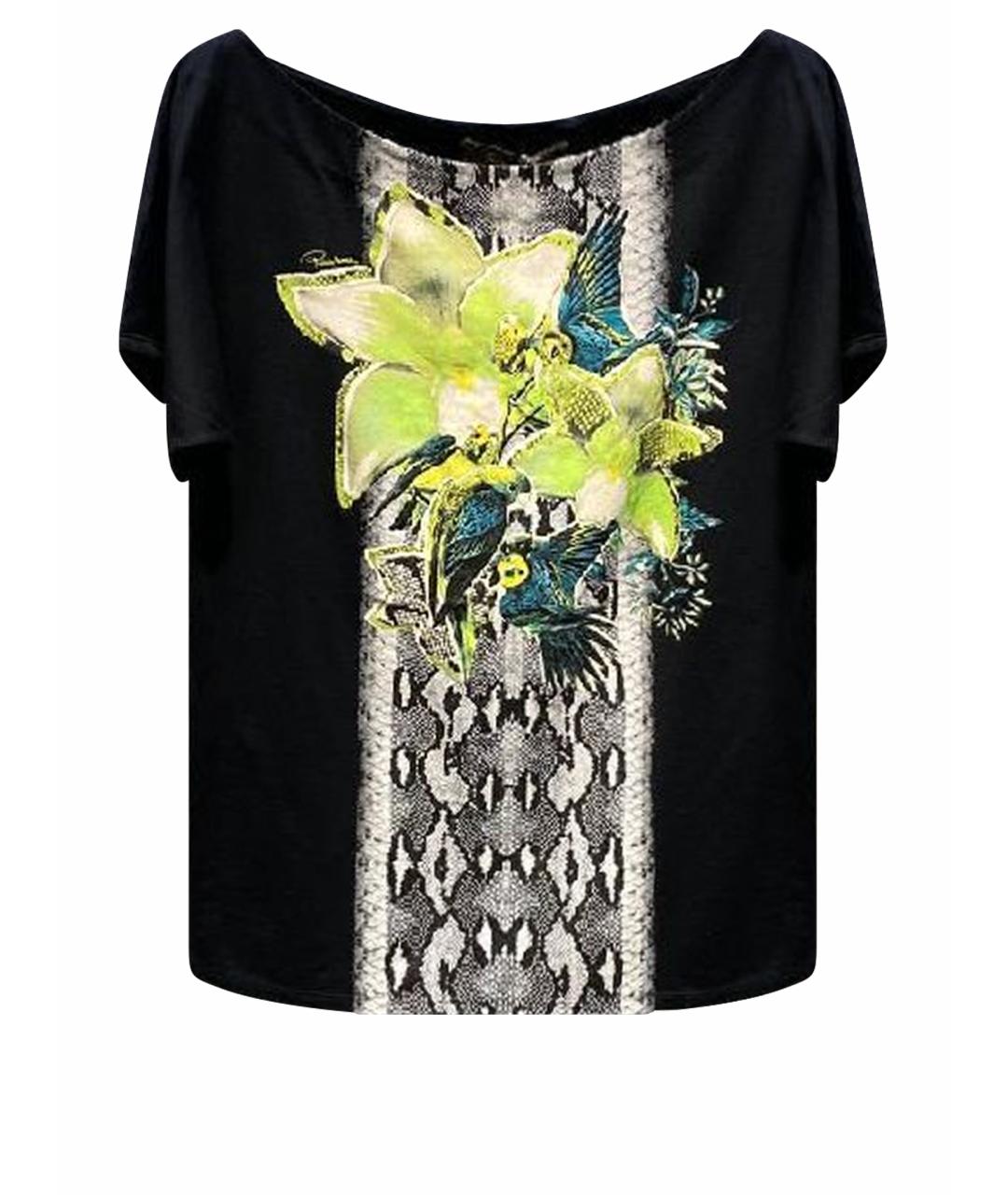 ROBERTO CAVALLI Черная футболка, фото 1