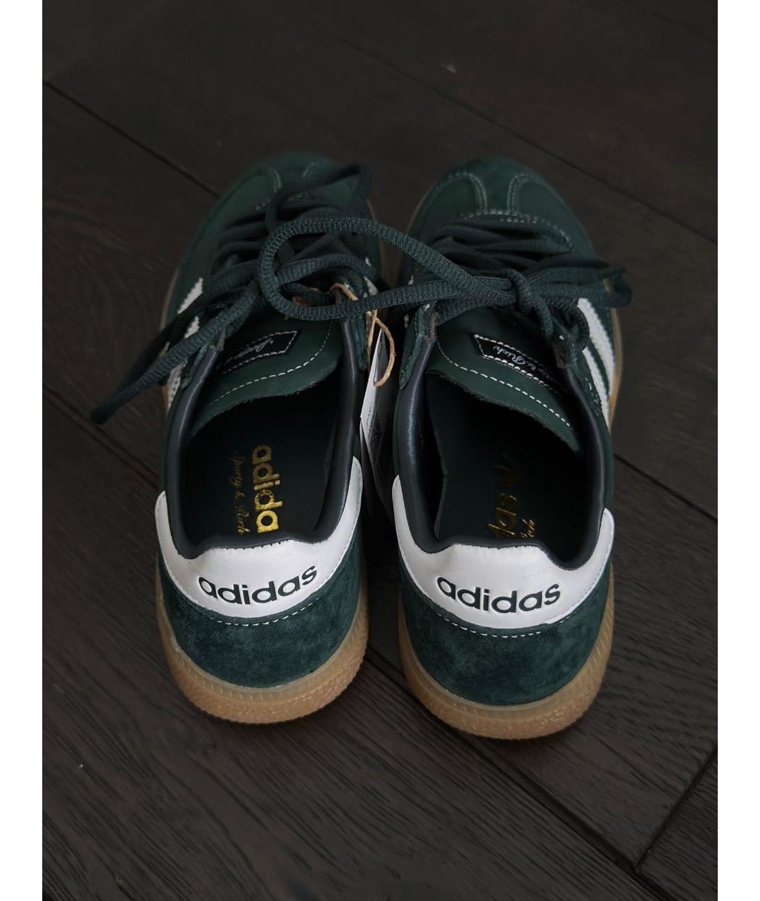 ADIDAS Зеленые замшевые кеды, фото 4