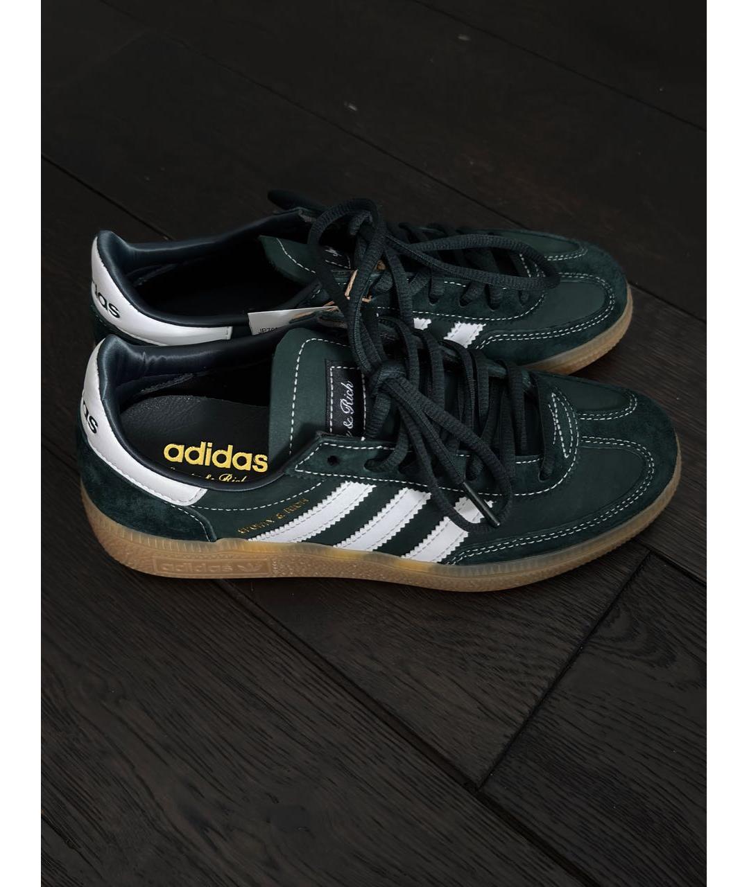 ADIDAS Зеленые замшевые кеды, фото 5