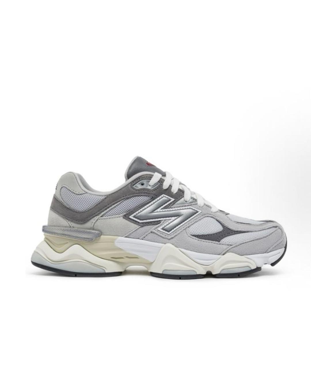 NEW BALANCE Серые замшевые низкие кроссовки / кеды, фото 8