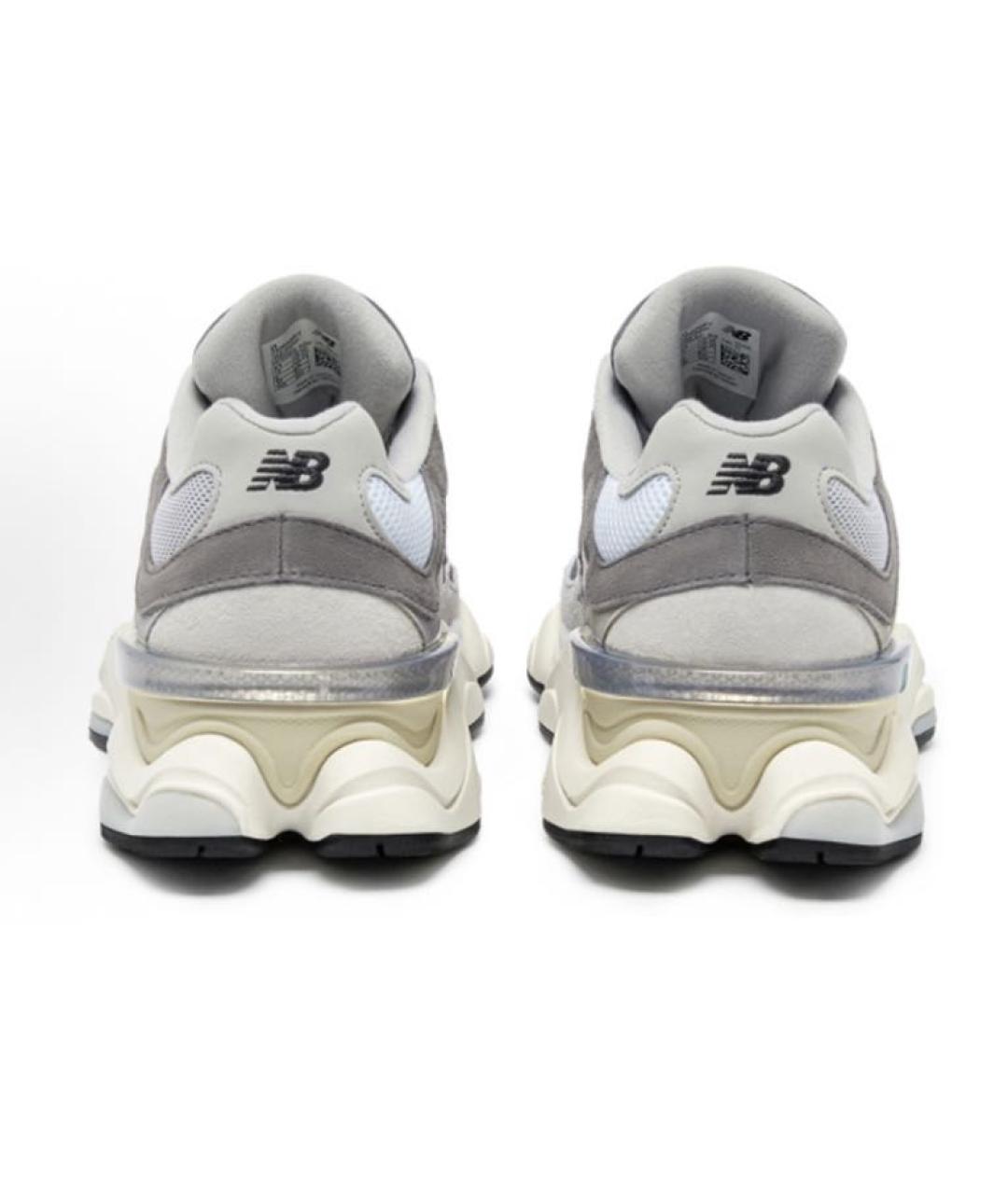 NEW BALANCE Серые замшевые низкие кроссовки / кеды, фото 4