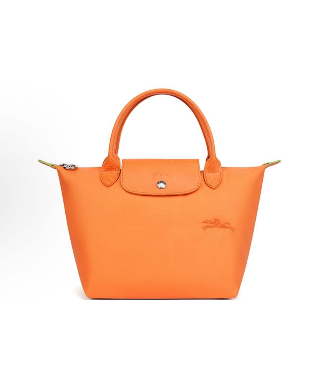 LONGCHAMP Оранжевая сумка тоут, фото 4