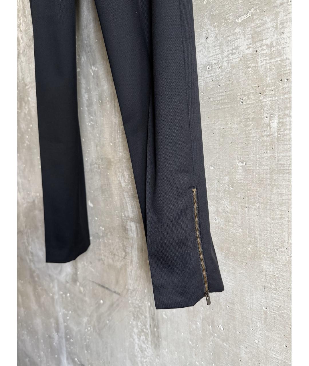 STELLA MCCARTNEY Черные шерстяные брюки узкие, фото 4