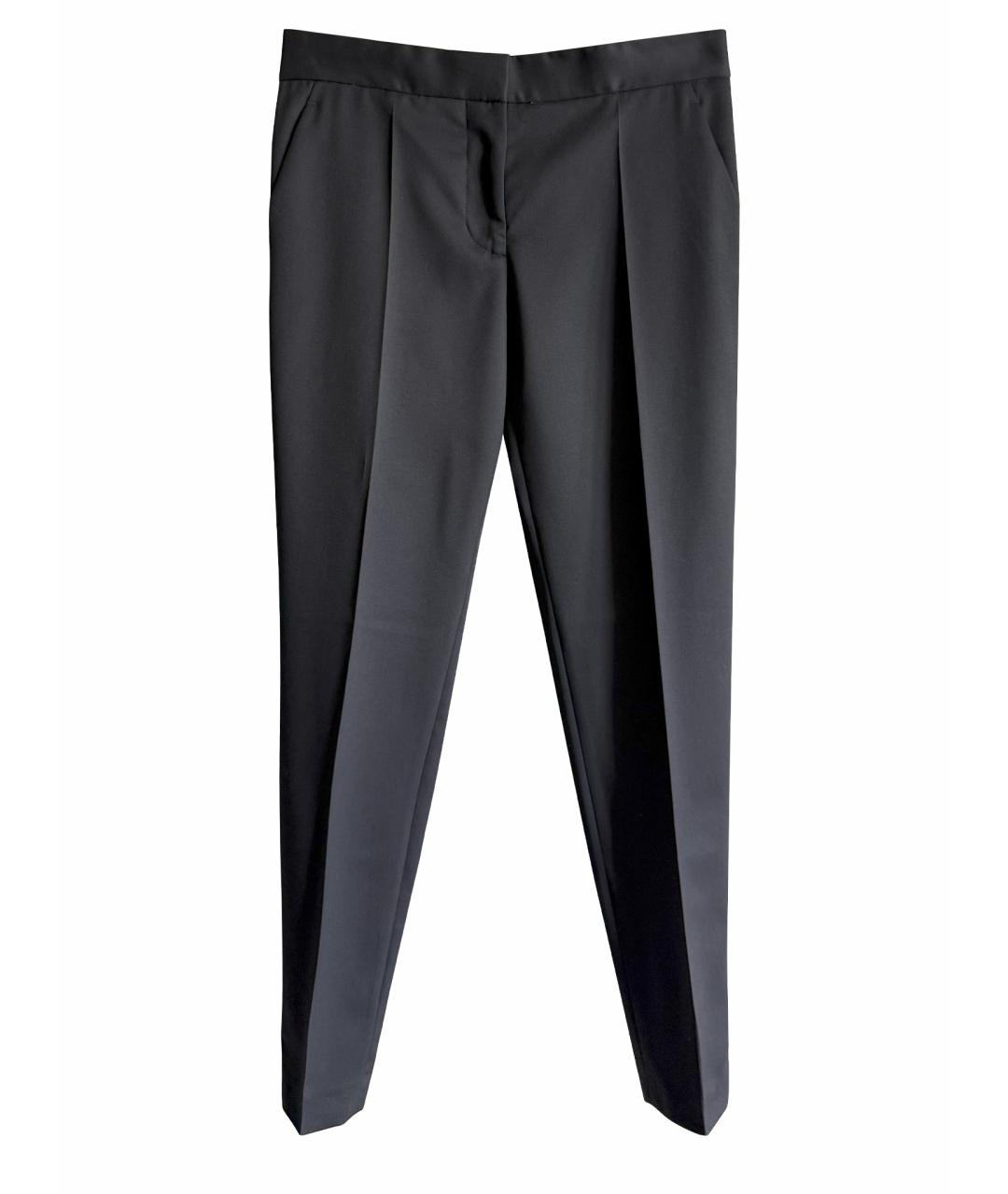 STELLA MCCARTNEY Черные шерстяные брюки узкие, фото 1