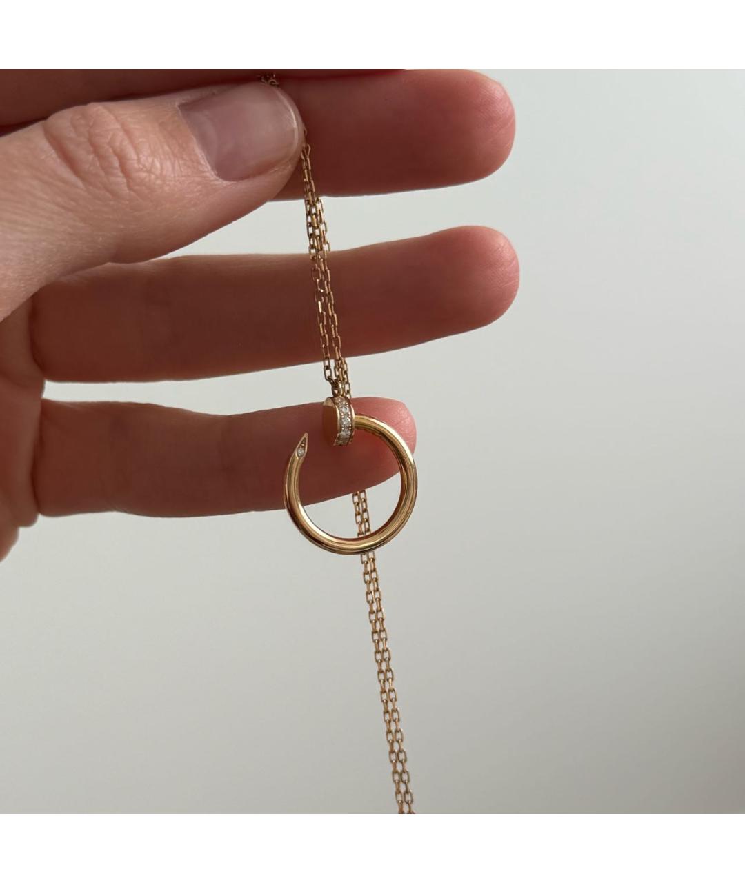 CARTIER Желтый кулон из розового золота, фото 3