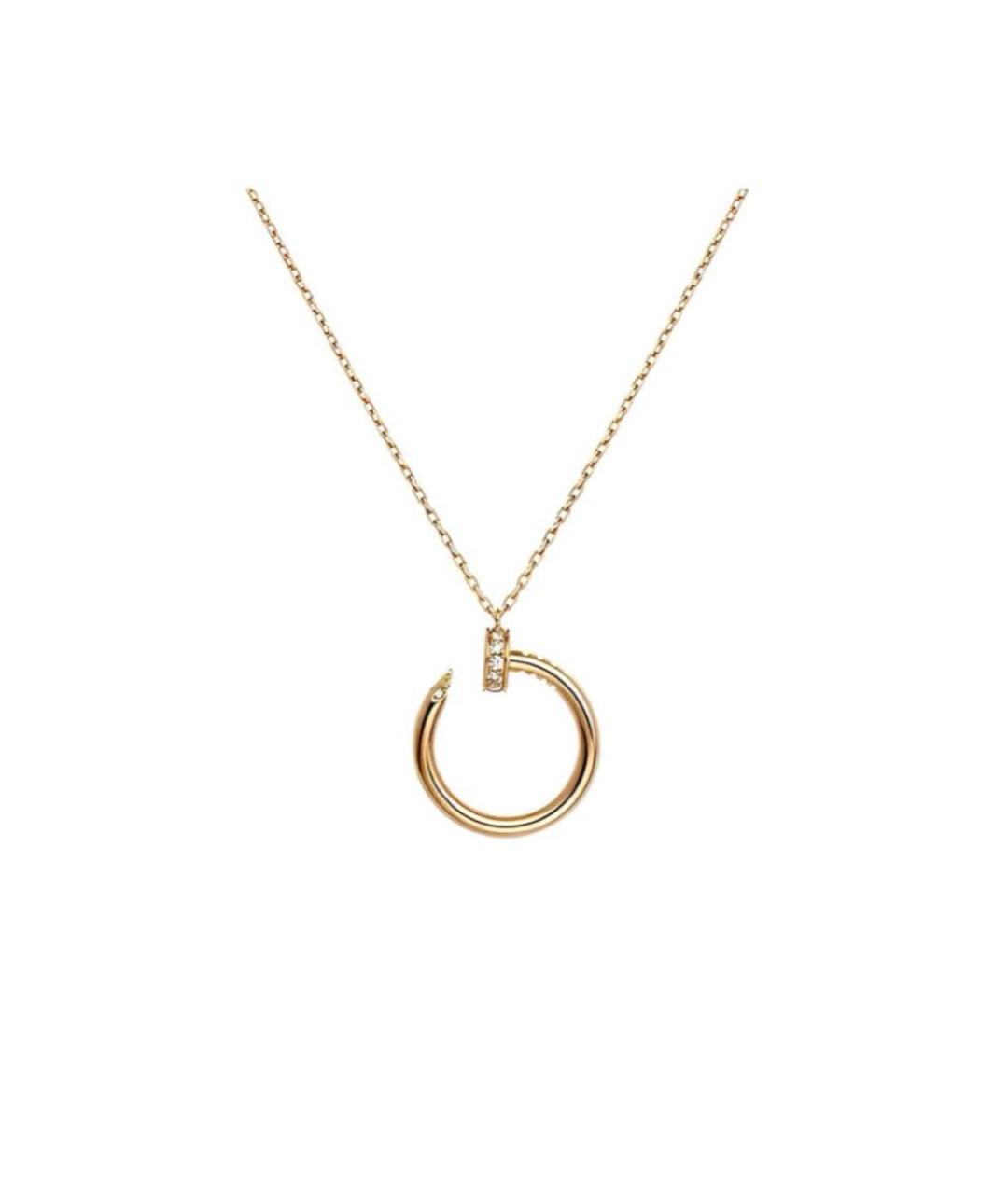 CARTIER Желтый кулон из розового золота, фото 1