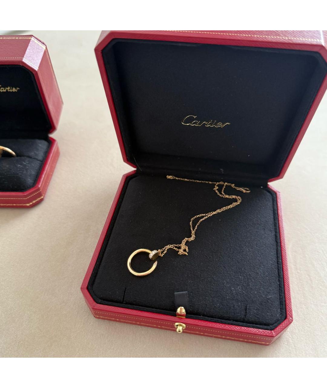 CARTIER Желтый кулон из розового золота, фото 2