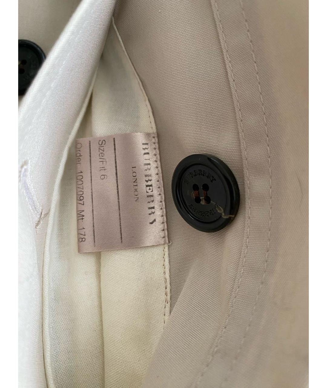 BURBERRY Бежевый тренч/плащ, фото 8
