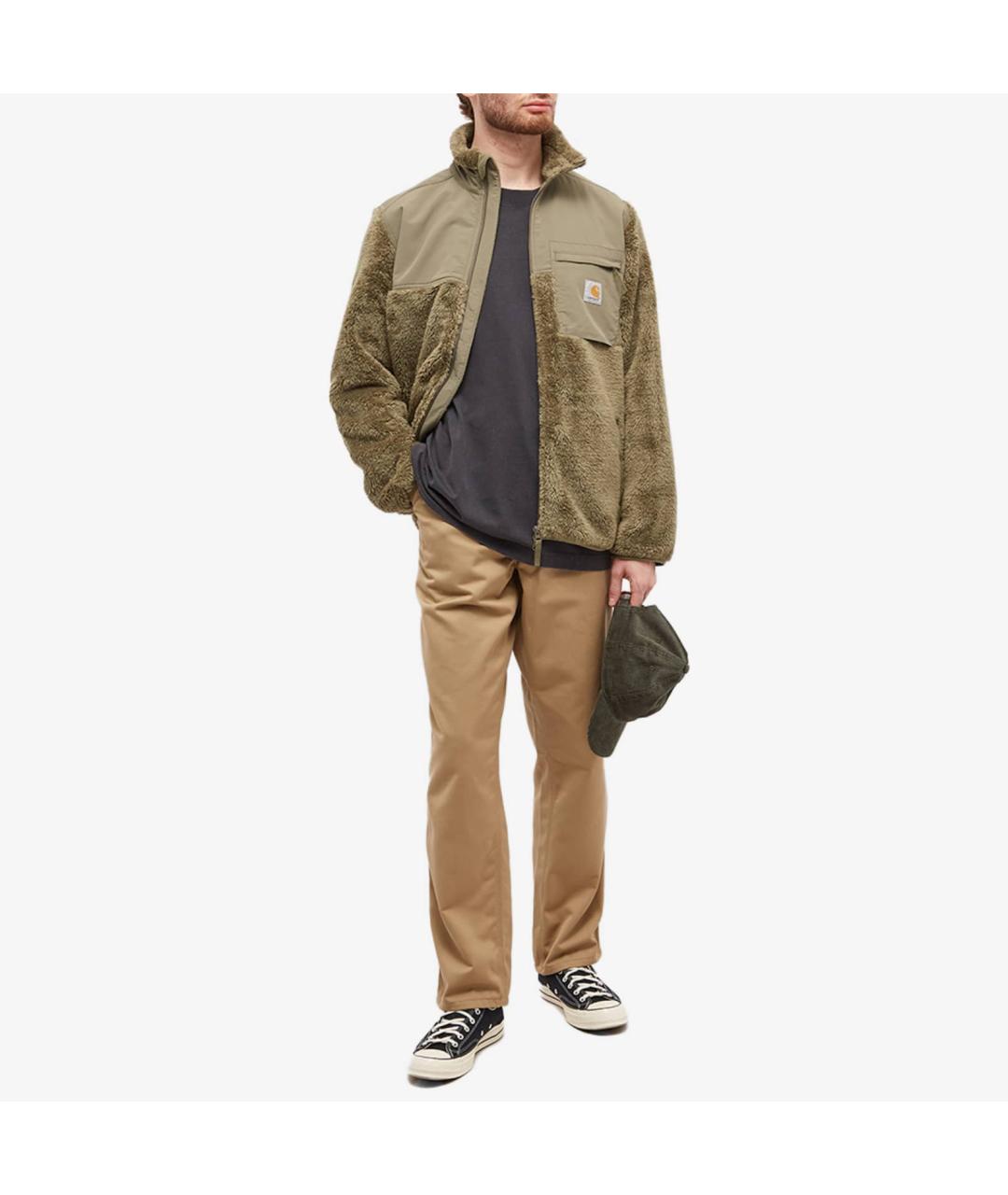 CARHARTT WIP Зеленая хлопковая куртка, фото 4