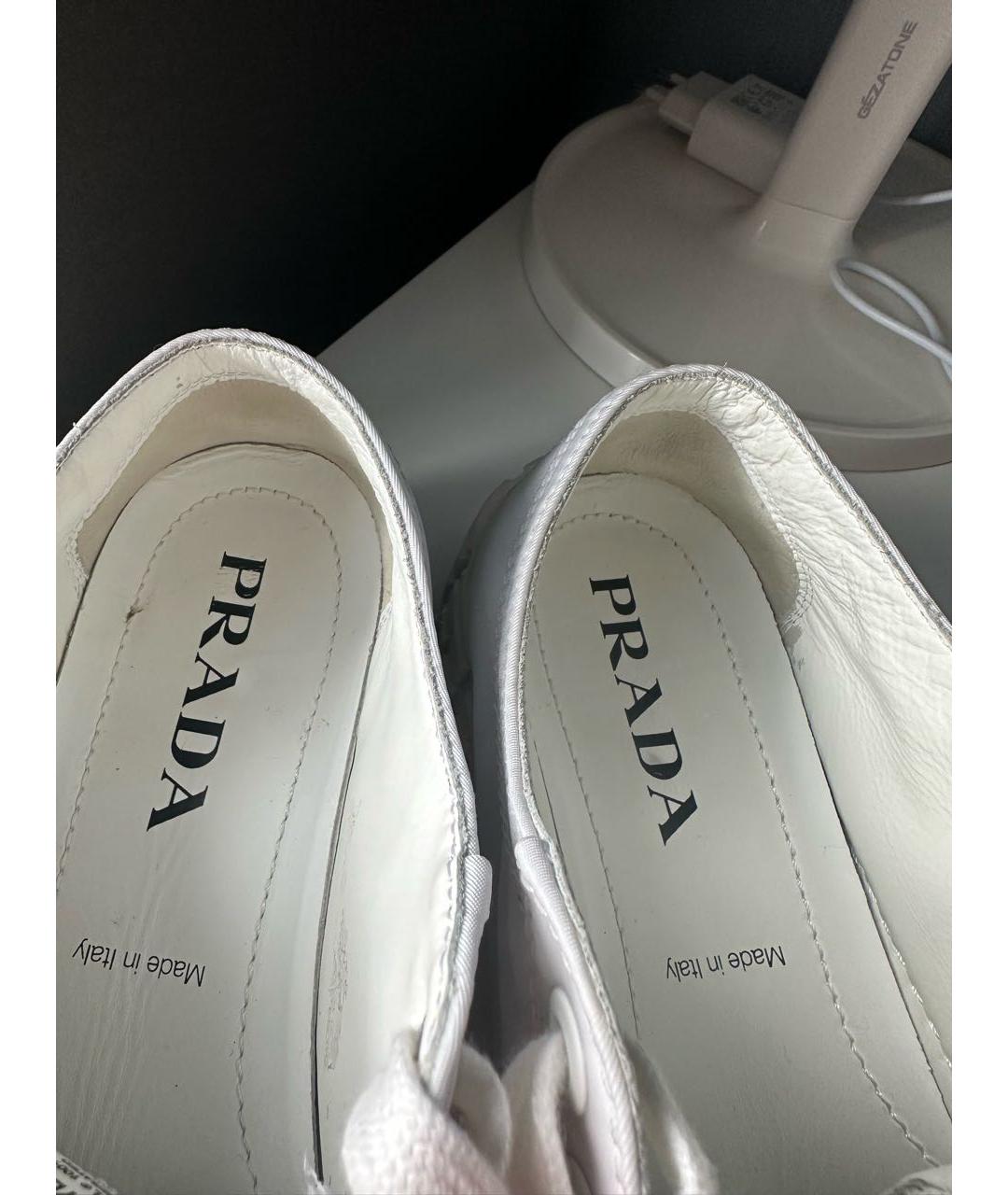 PRADA Белые кеды, фото 2