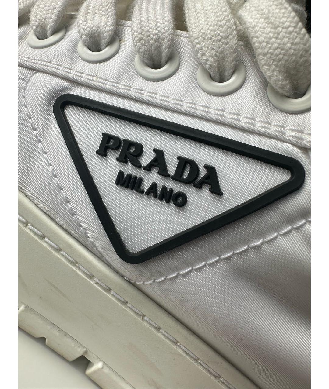 PRADA Белые кеды, фото 4