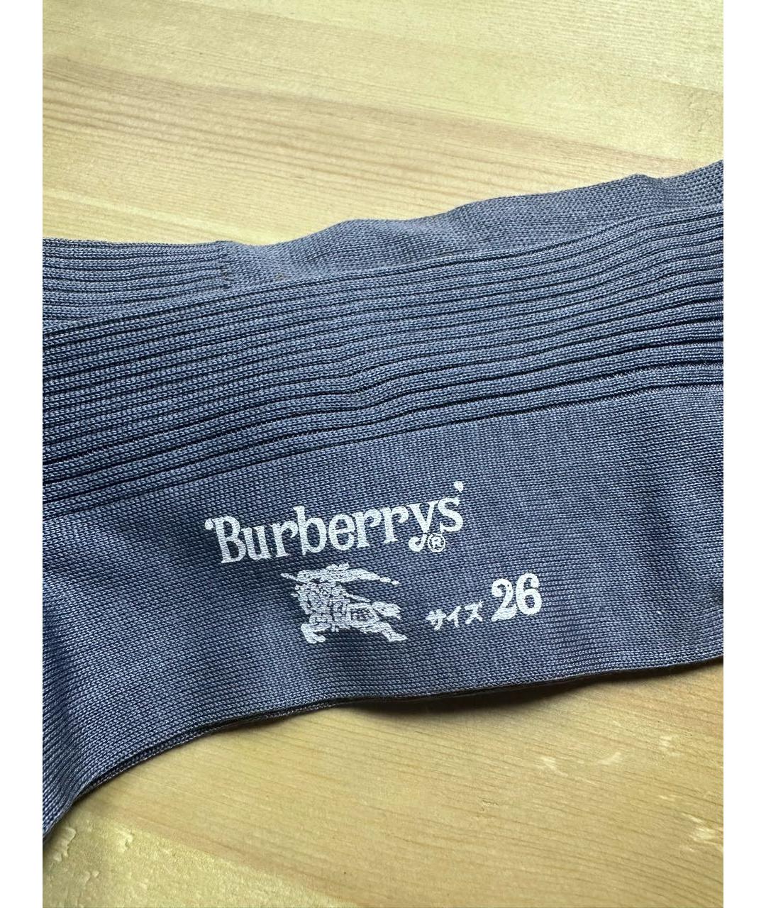 BURBERRY Серые носки, чулки и колготы, фото 3